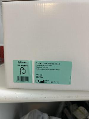 Poche de recueil à urine 2 litres