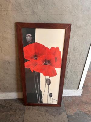 cadre coquelicot