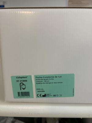 Poche de recueil à urine 2 litres