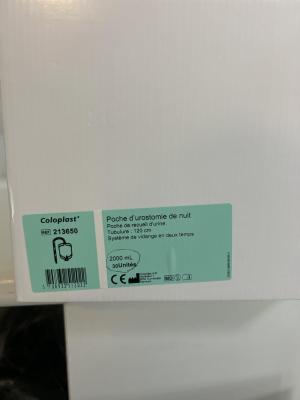 Poche de recueil à urine 2 litres