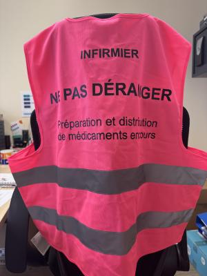 Gilet "NE PAS DÉRANGER" pour IDE